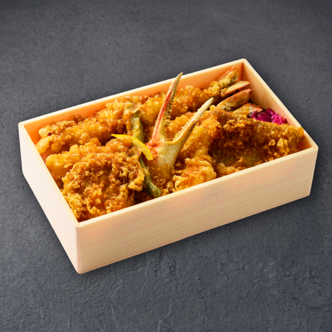 特上海鮮天丼弁当 | 金子半之助の天丼デリバリー・｜会議・接待向け